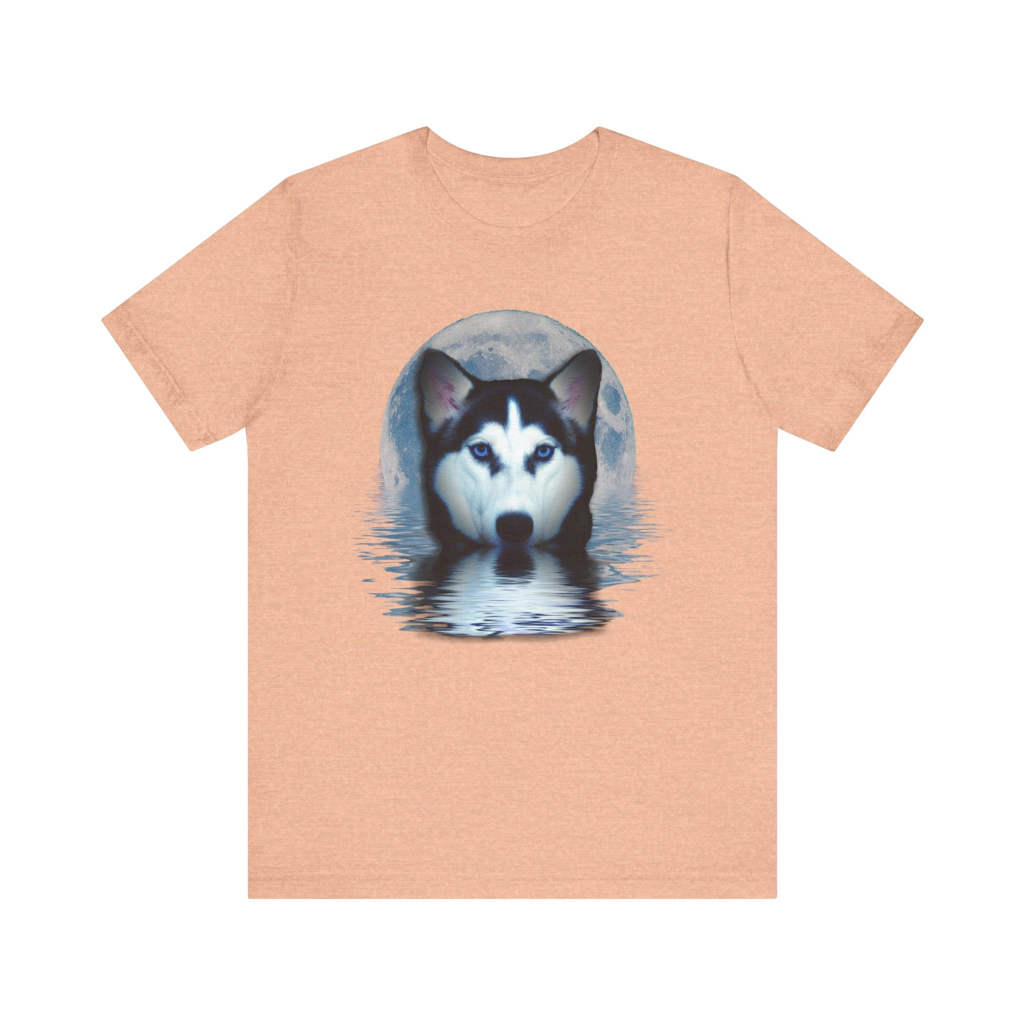 Husky Blue Moon Unisex Short Sleeve Tee