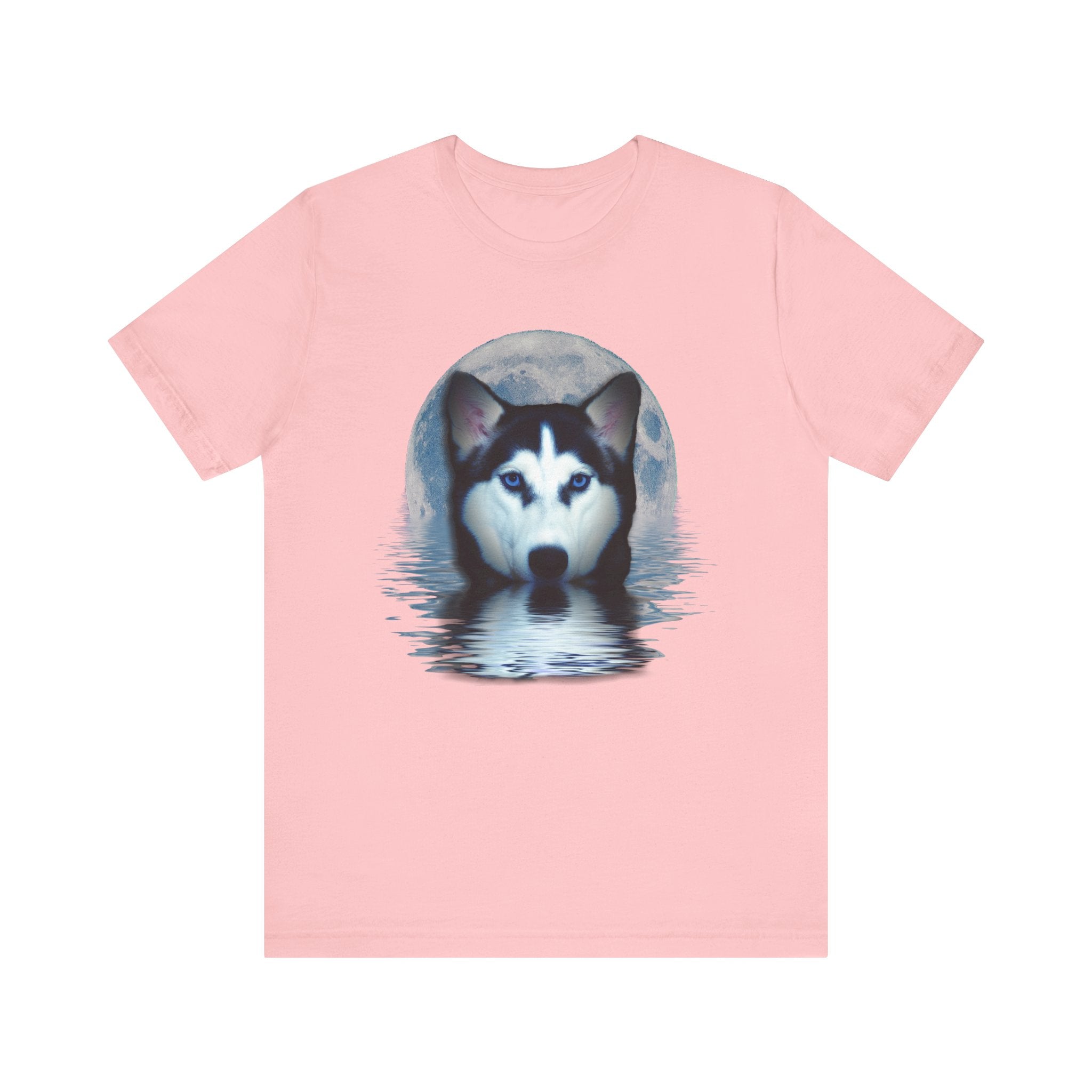 Husky Blue Moon Unisex Short Sleeve Tee