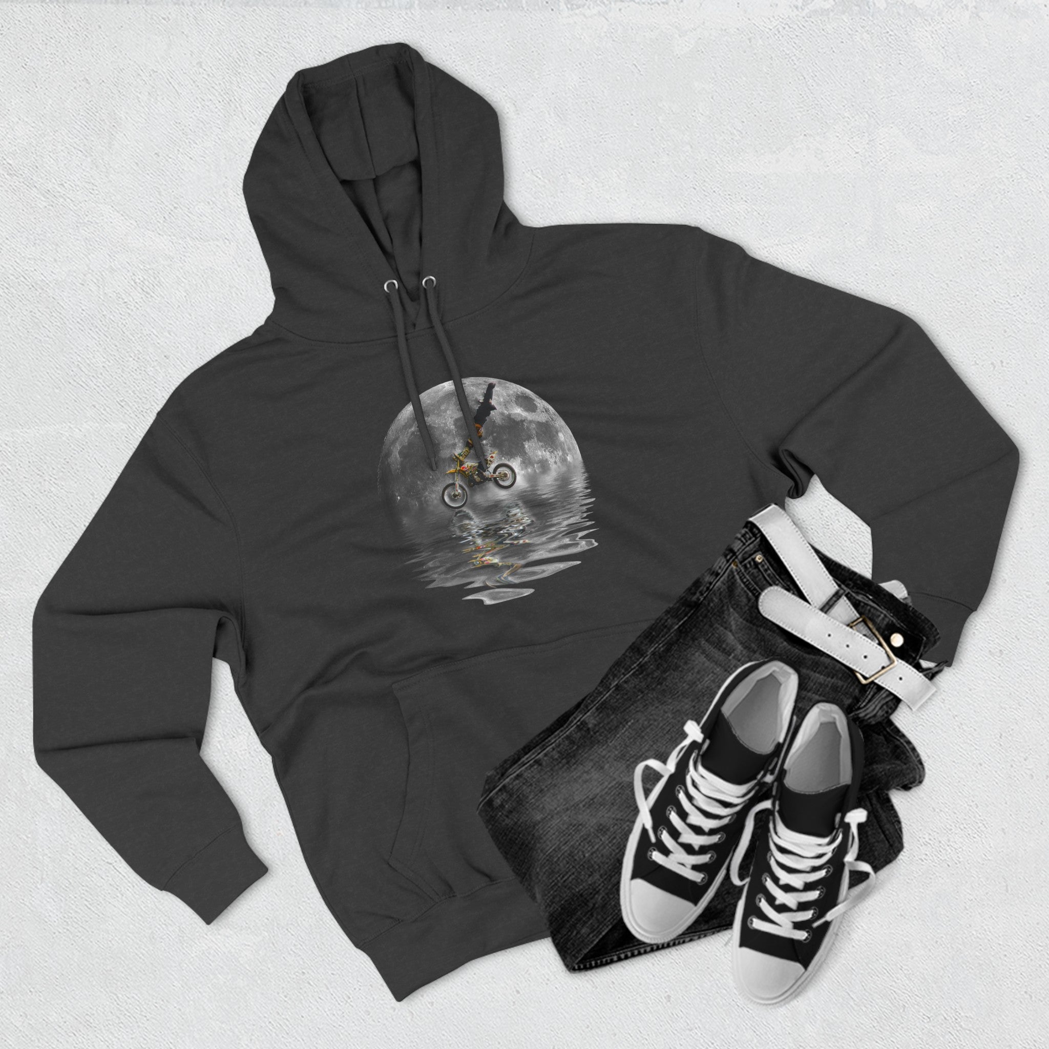 Moon Ride Three-Panel Fleece Hoodie