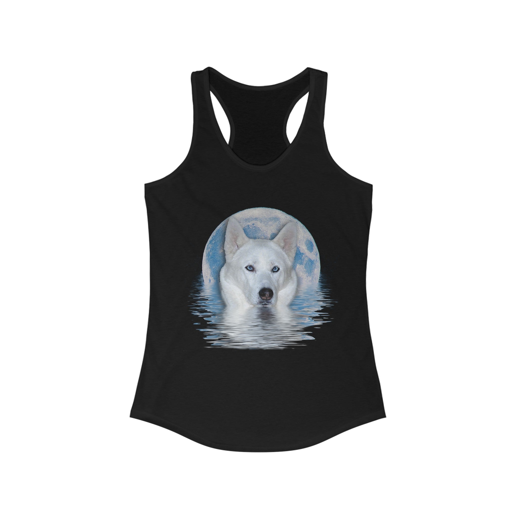 Husky Blue Women's Ideal Racerback Tank