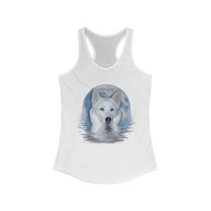 Husky Blue Women's Ideal Racerback Tank