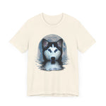 Husky Blue Moon Unisex Short Sleeve Tee