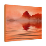 Orange Dawn Matte Canvas, Stretched, 1.25"