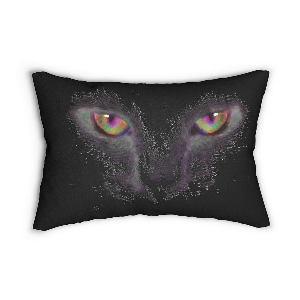 Cats Eye Spun Polyester Lumbar Pillow