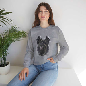 German Shepherd Grunge Unisex Crewneck Sweatshirt