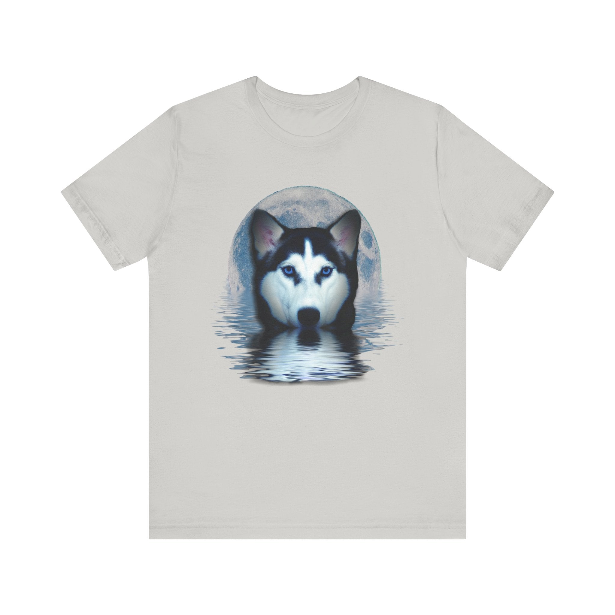 Husky Blue Moon Unisex Short Sleeve Tee