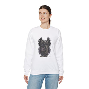 German Shepherd Grunge Unisex Crewneck Sweatshirt