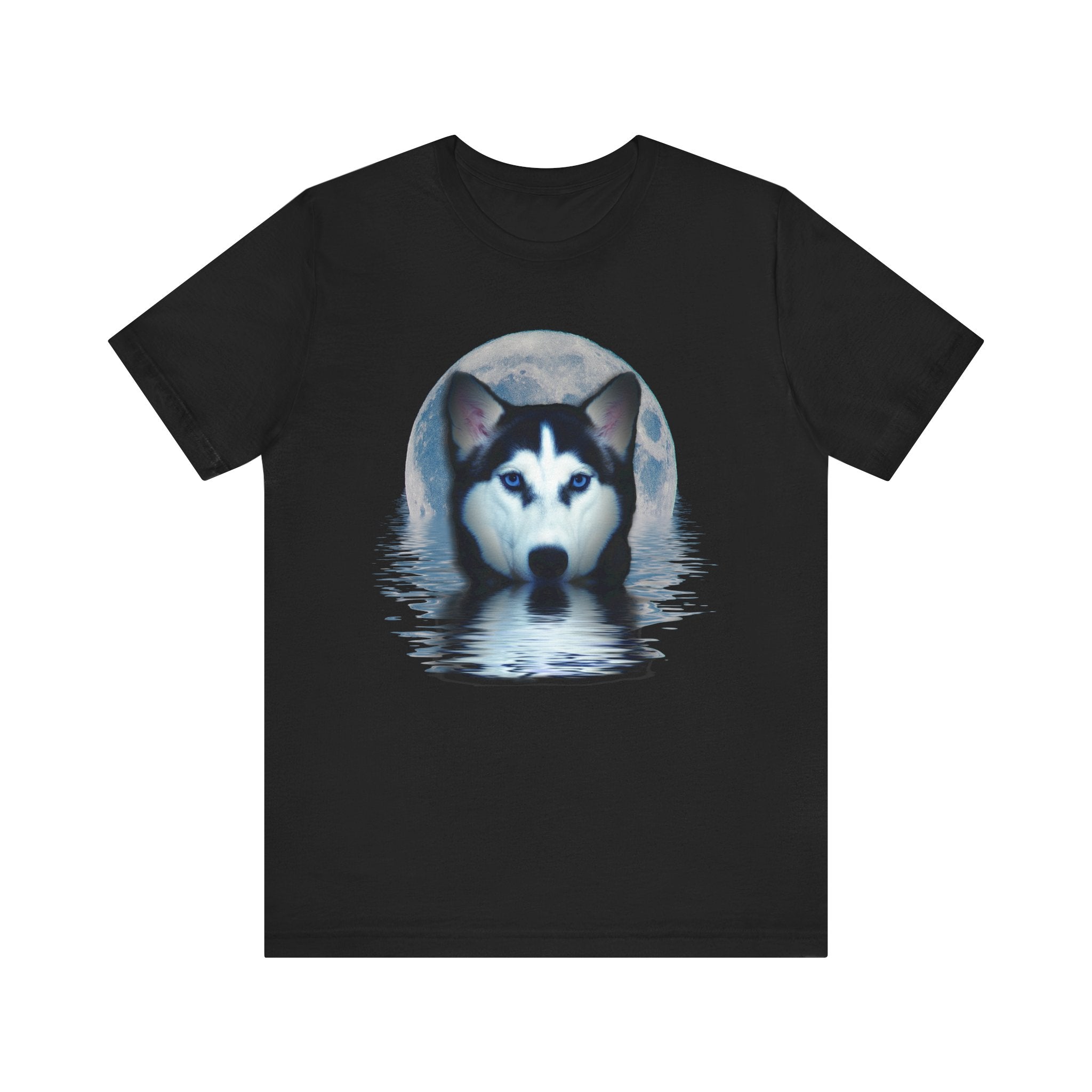 Husky Blue Moon Unisex Short Sleeve Tee