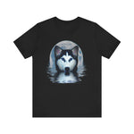 Husky Blue Moon Unisex Short Sleeve Tee