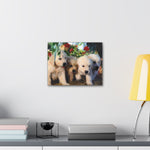 Golden Pups Canvas Gallery Wraps