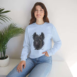 German Shepherd Grunge Unisex Crewneck Sweatshirt