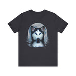 Husky Blue Moon Unisex Short Sleeve Tee