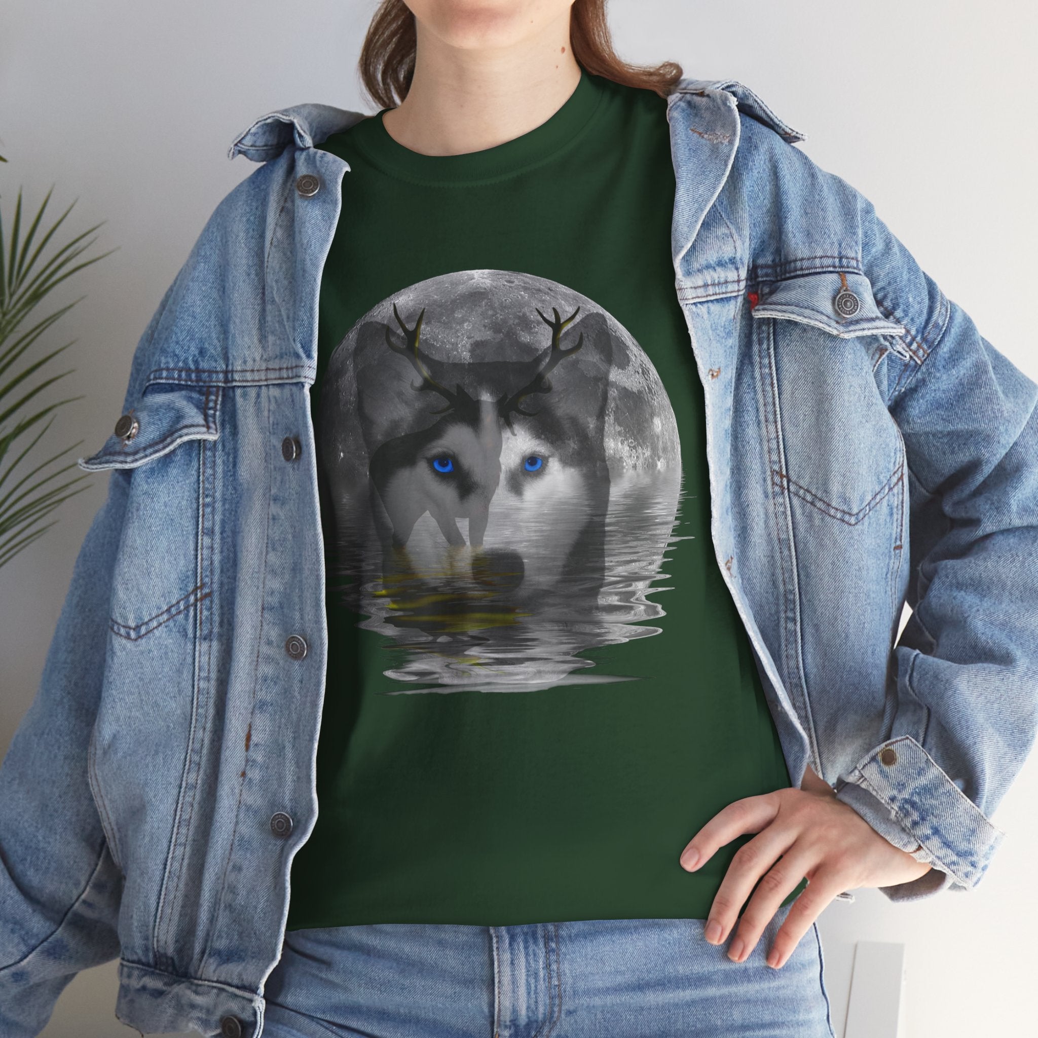 Husky Moon Unisex  Tee