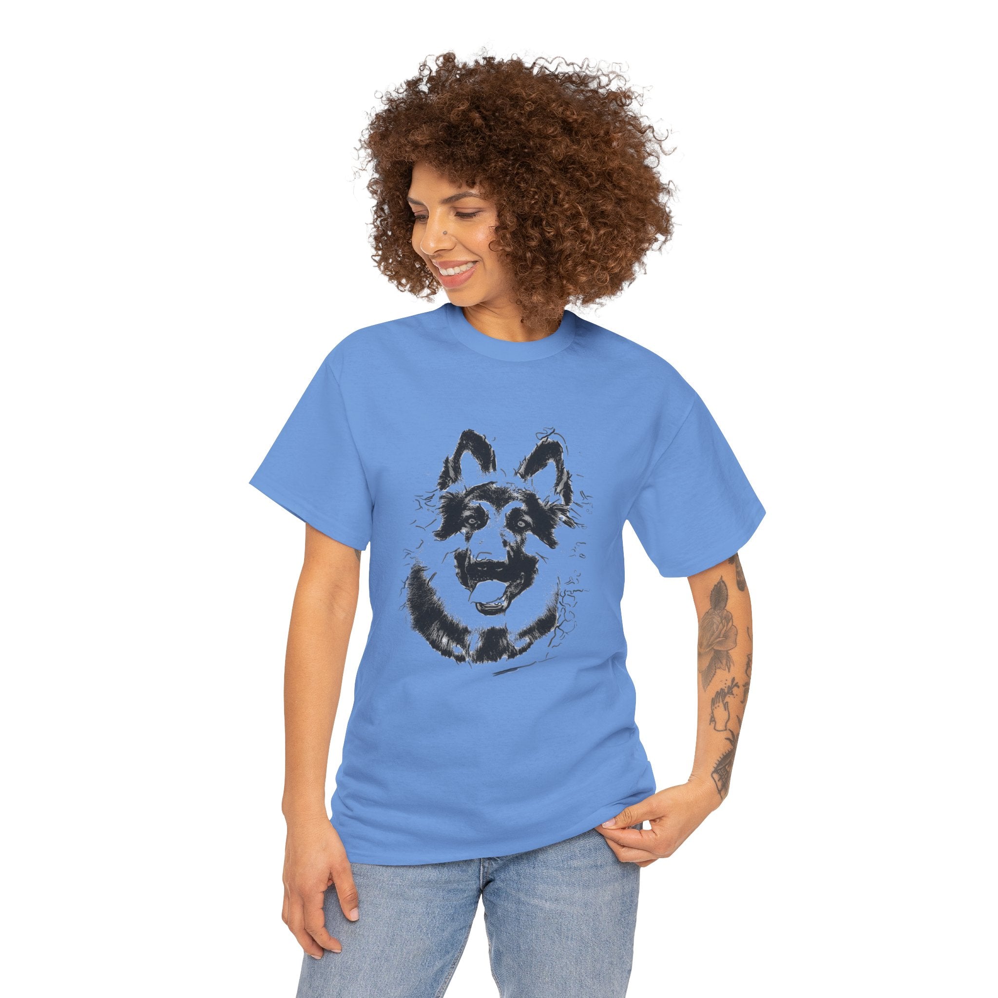 German Shepherd Unisex Heavy Cotton Tee